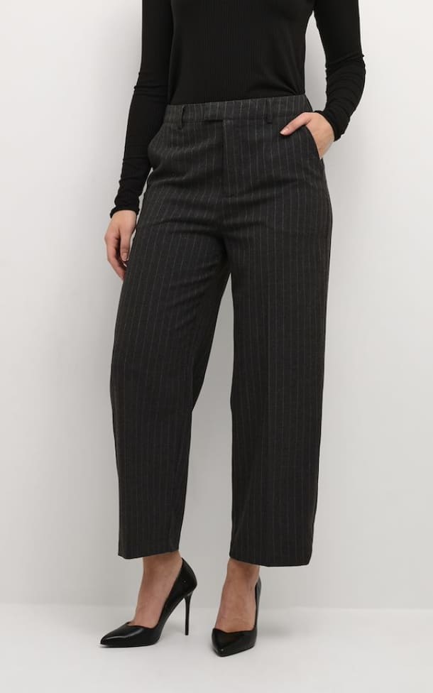 Kaffe- Tya Wide Leg Cropped Pants - pant