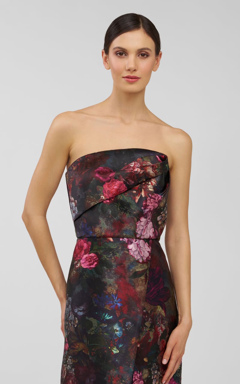 Kay Unger- Amelie Midi Dress in Mulberry - DRESS