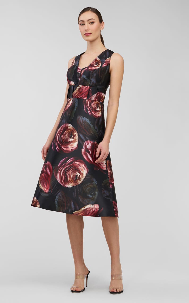 Kay Unger Antonia Midi Dress in Primrose DRESS