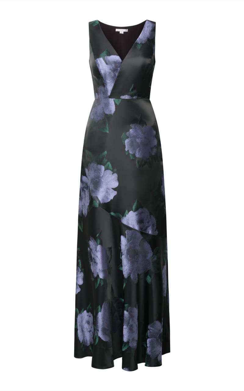 Kay Unger- Athena Gown in Black - DRESS
