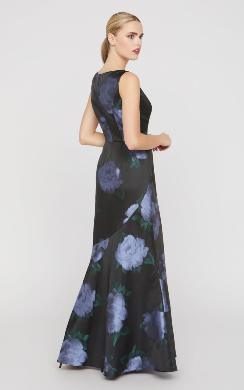 Kay Unger- Athena Gown in Black - DRESS