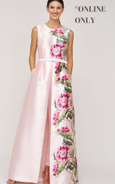 Kay Unger- Finley Walk Thru Jumpsuit floc boutique