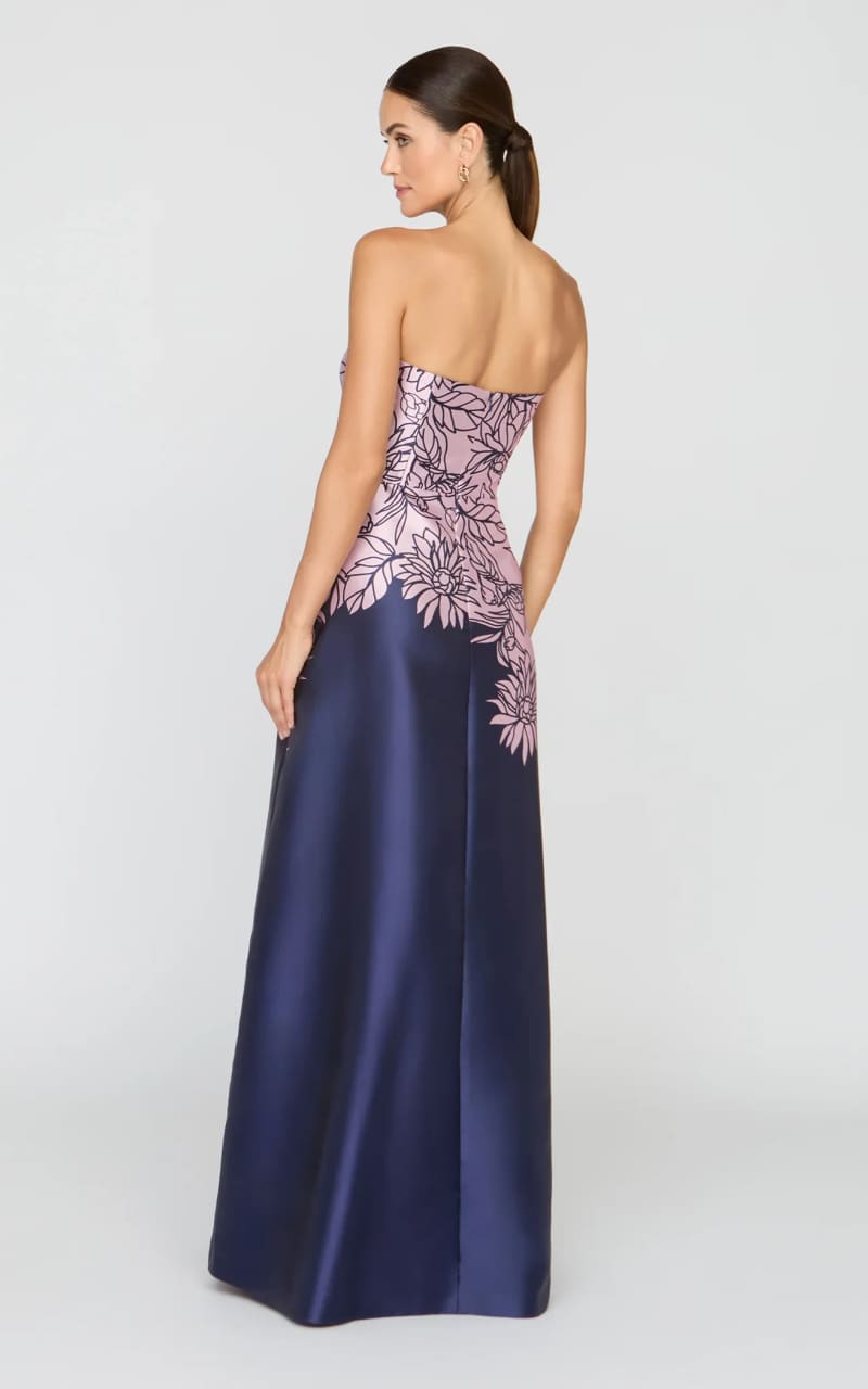 Kay Unger- Leona Gown in Deep Navy - DRESS