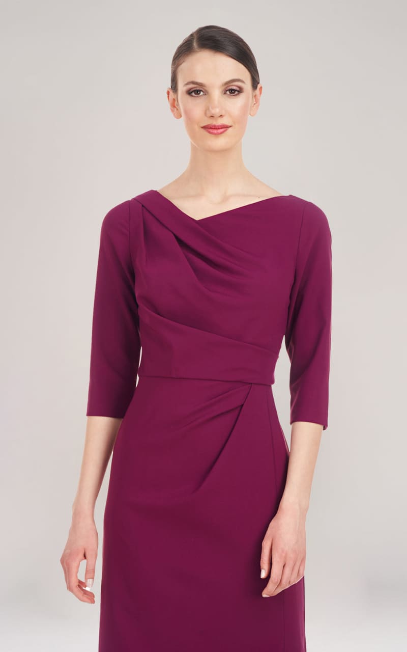 Kay Unger Margerite Column Gown in Boysenberry DRESS