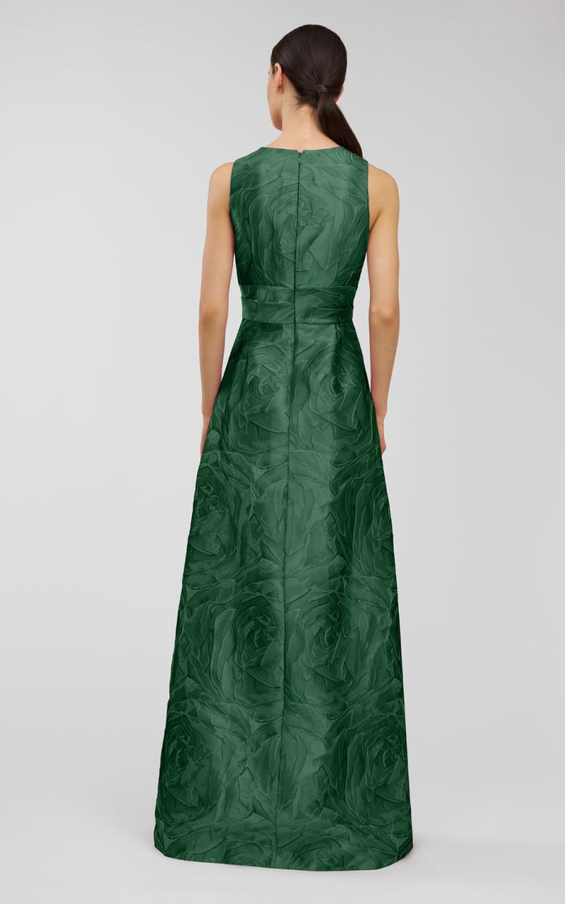 Kay Unger Mariah Gown in Emerald Green DRESS