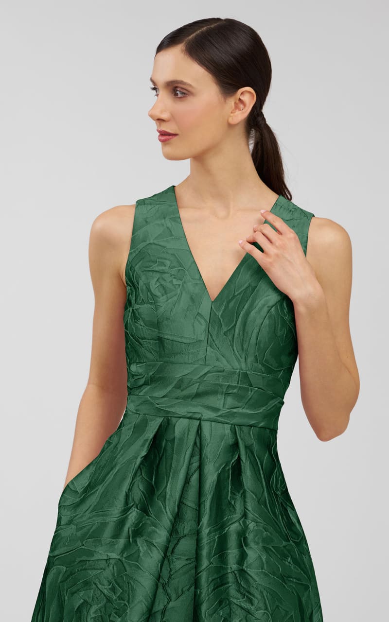 Kay Unger Mariah Gown in Emerald Green DRESS