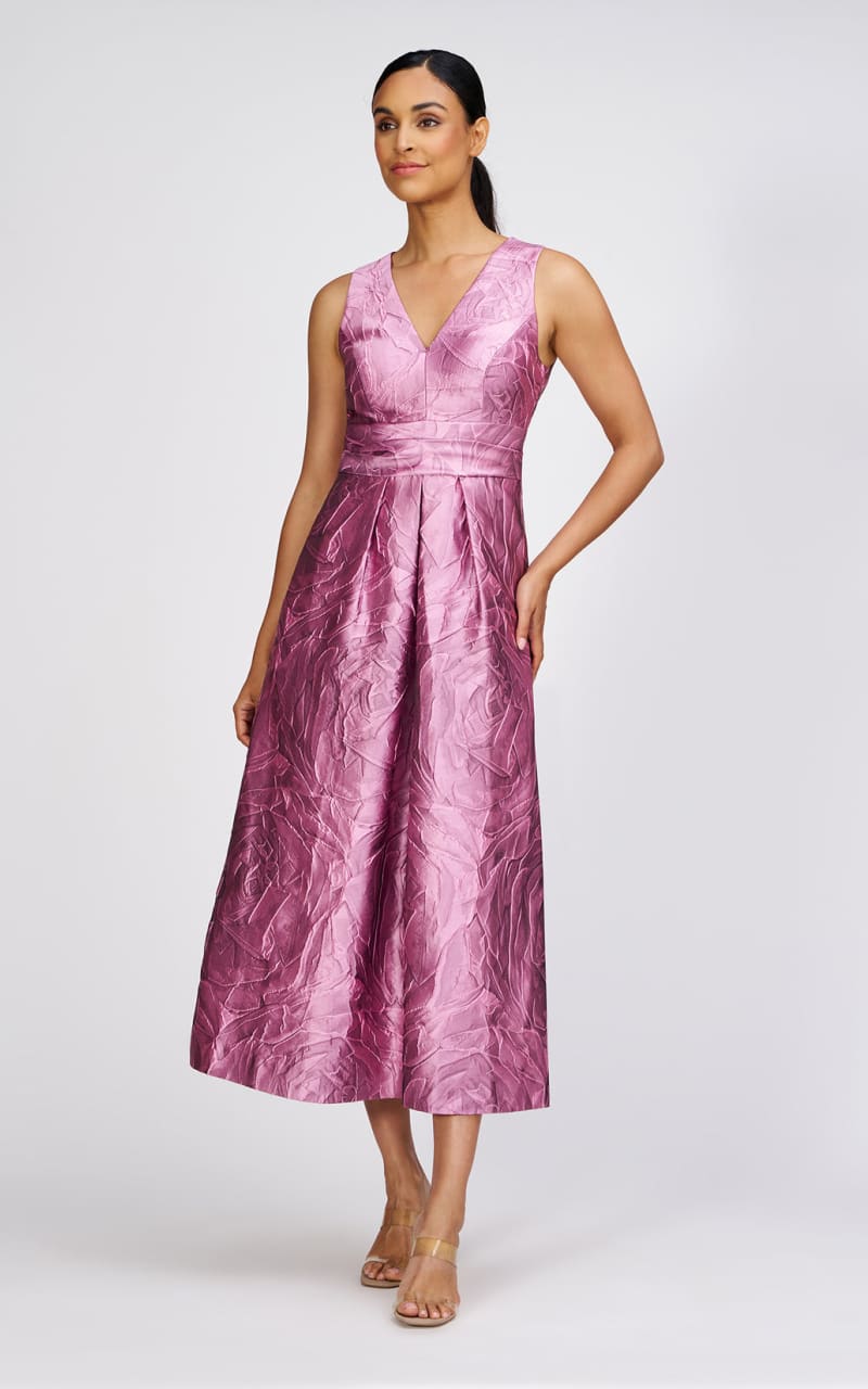 Kay Unger- Odetta Tea Length Gown - 10 - DRESS