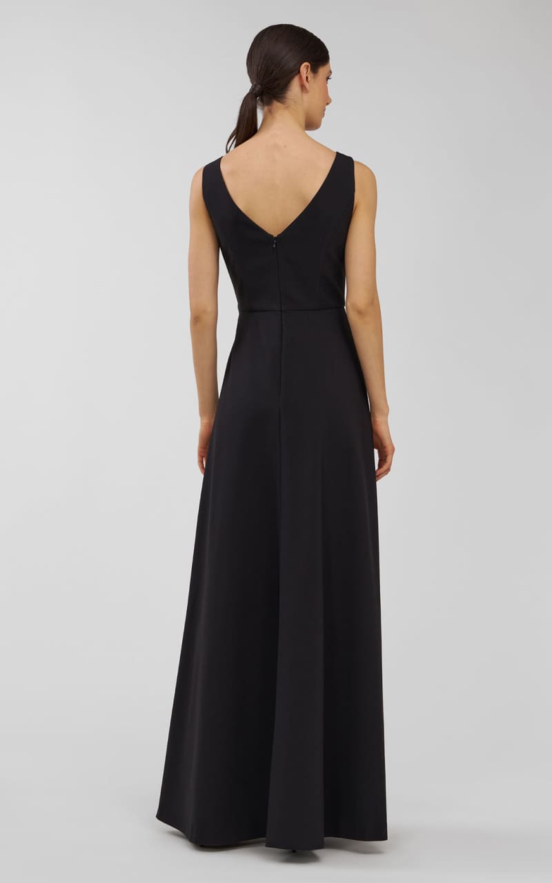Kay Unger Palmer Walk Thru Jumpsuit in Onyx Jumpsuits &