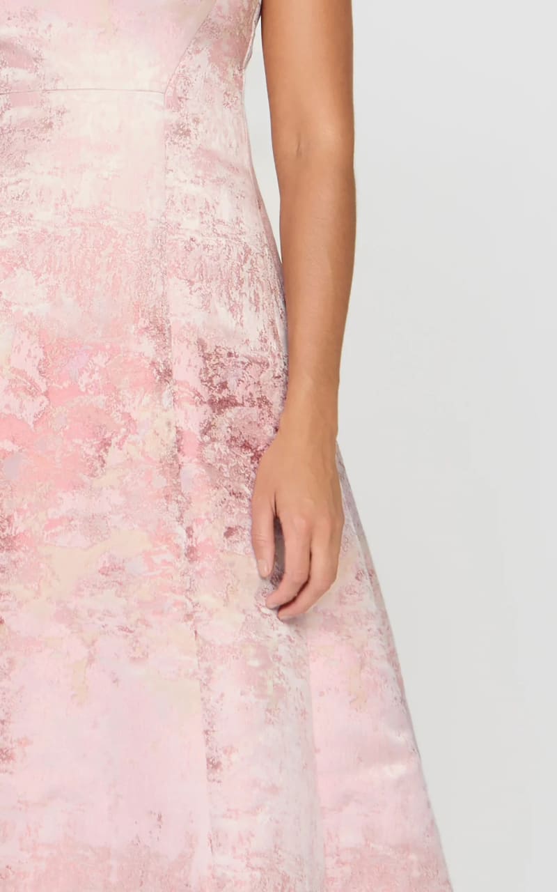 Kay Unger- Philippa Tea Length Dress in Bloom - DRESS