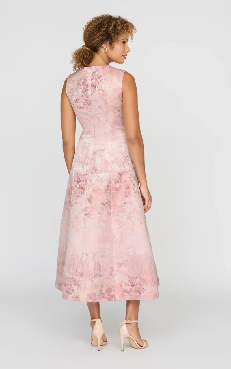 Kay Unger- Philippa Tea Length Dress in Bloom - DRESS