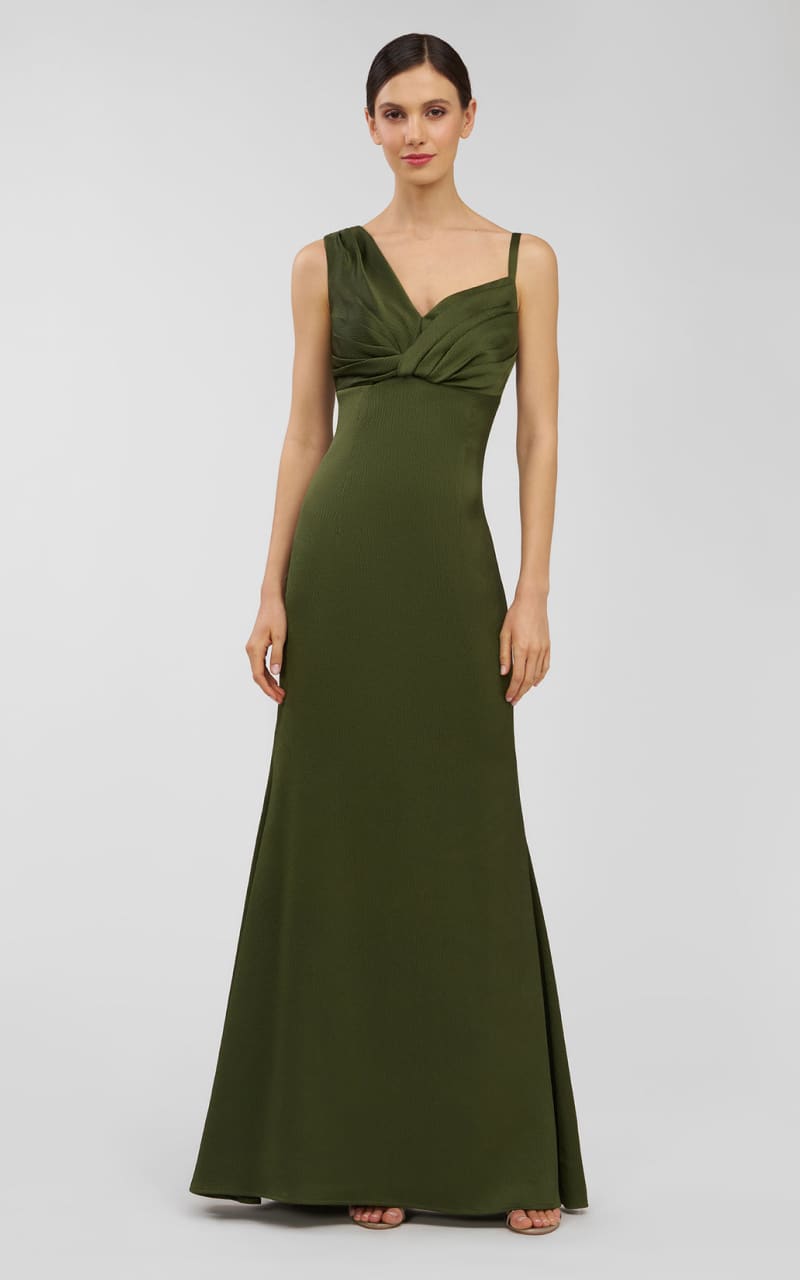 Kay Unger- Pia Gown in Pesto - DRESS