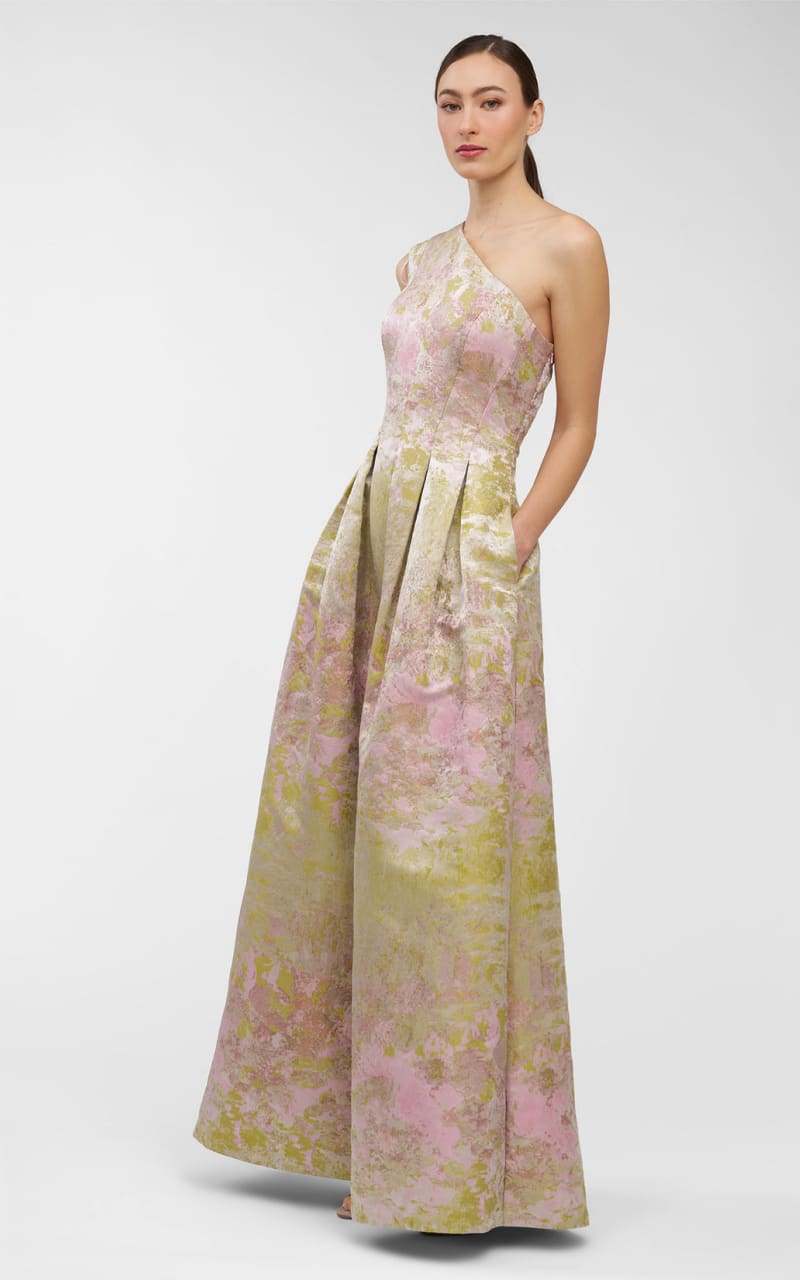 Kay Unger- Cara Gown in Pink Coral - DRESS