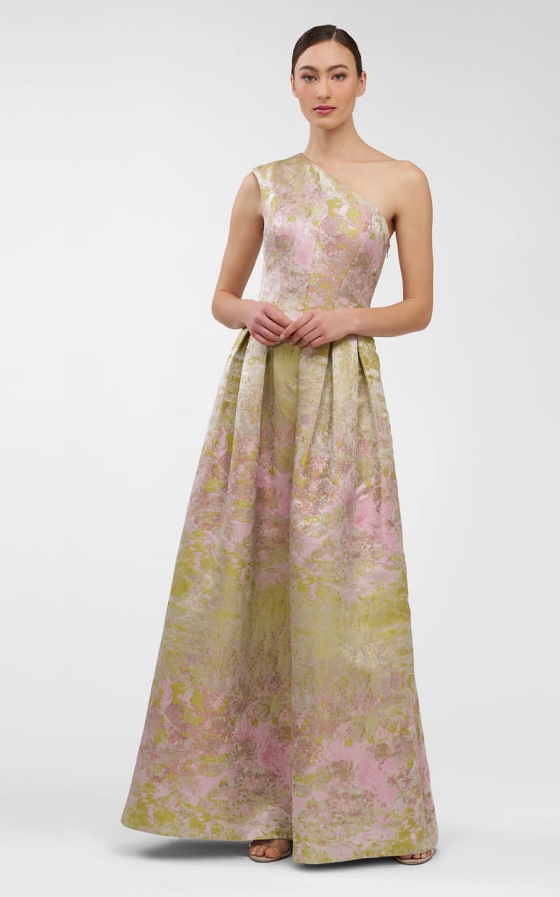 Kay Unger- Cara Gown in Pink Coral - DRESS