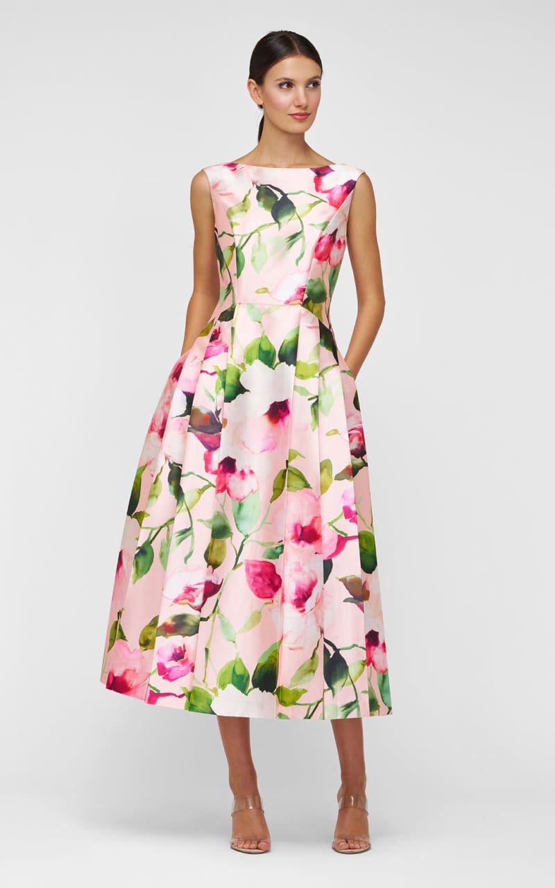 Kay Unger- Kristen Tea Length Dress - DRESS