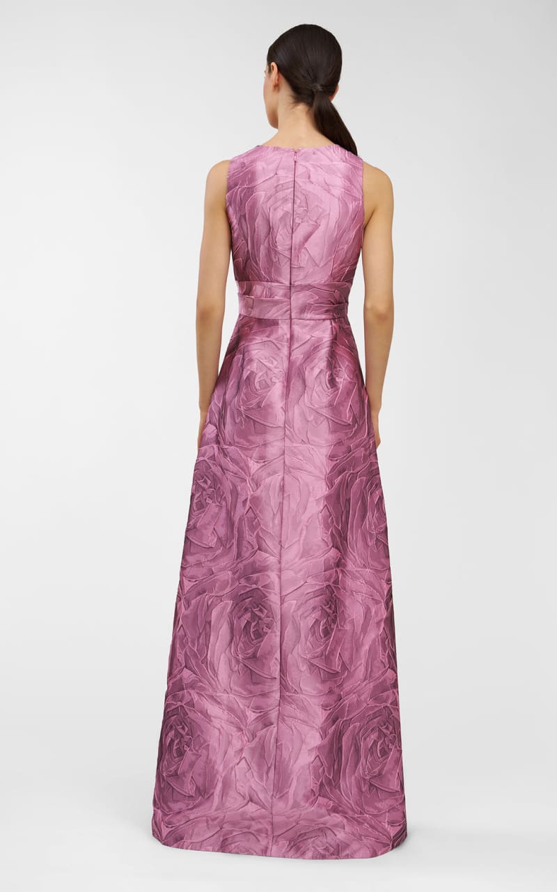 Kay Unger- Mariah Gown in Heather Rose - DRESS