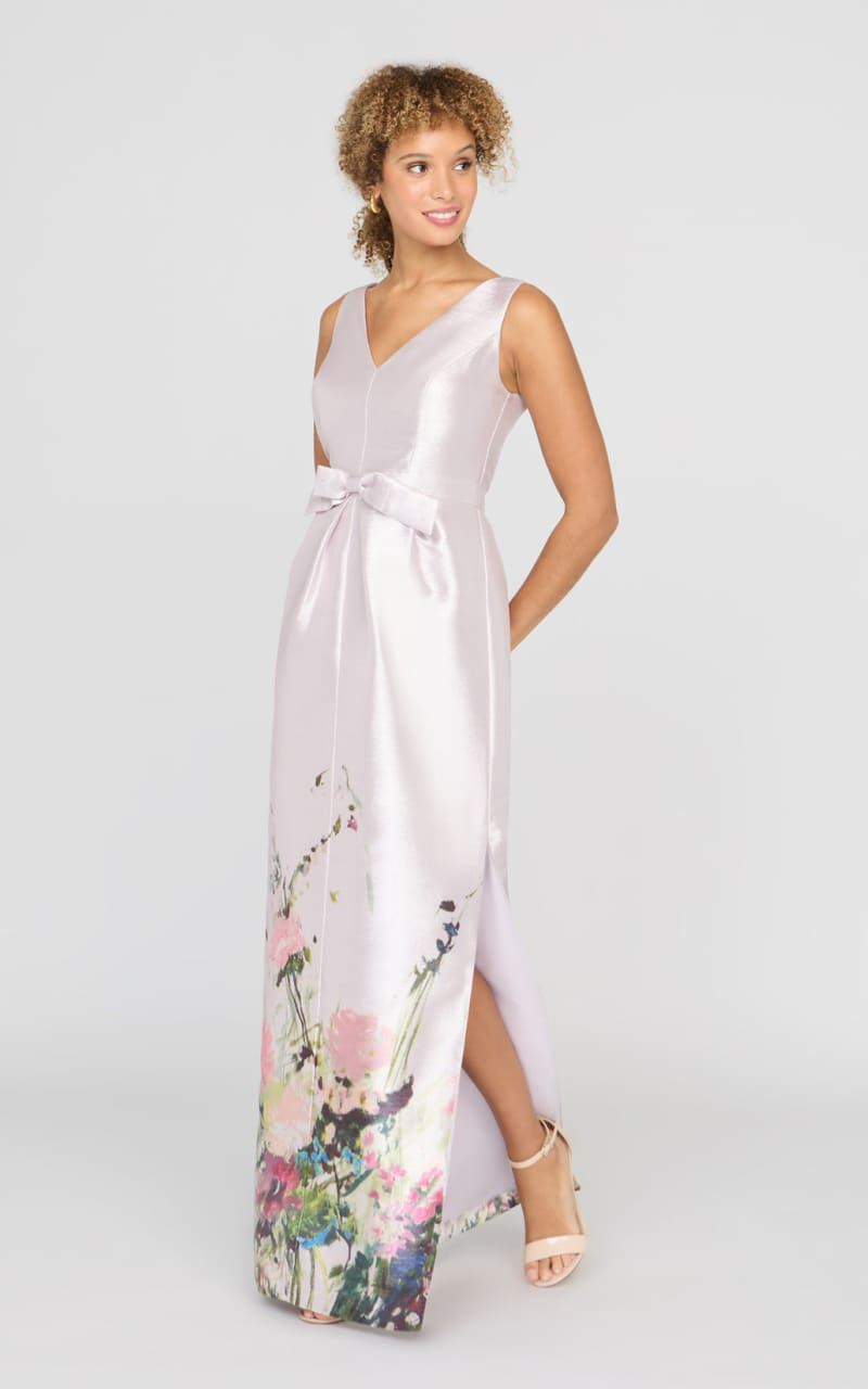 Kay Unger- Wendy Gown in Lilac Mist Multi - DRESS