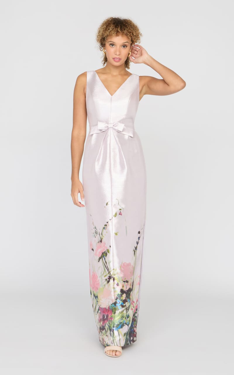 Kay Unger- Wendy Gown in Lilac Mist Multi - DRESS