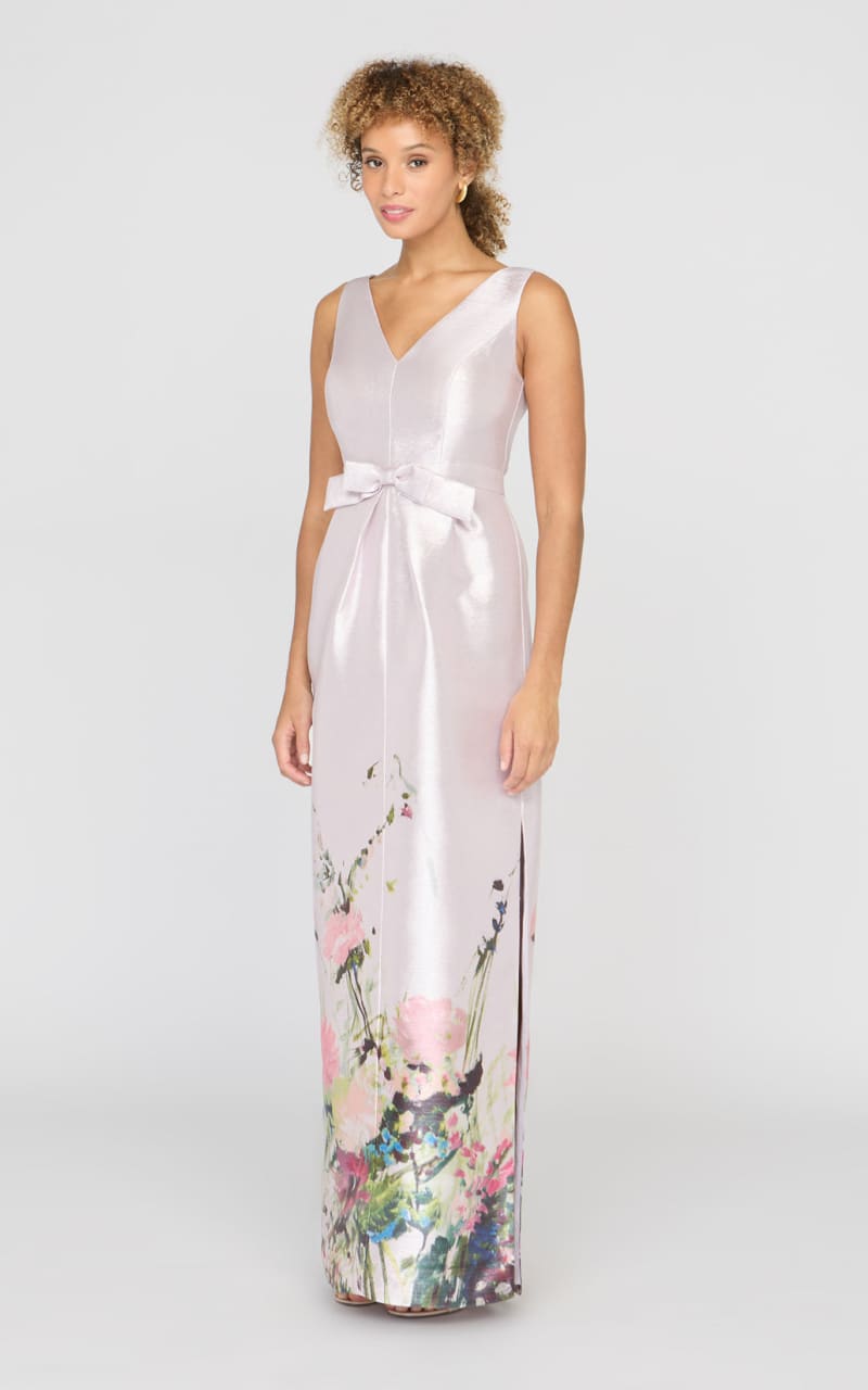 Kay Unger- Wendy Gown in Lilac Mist Multi - DRESS