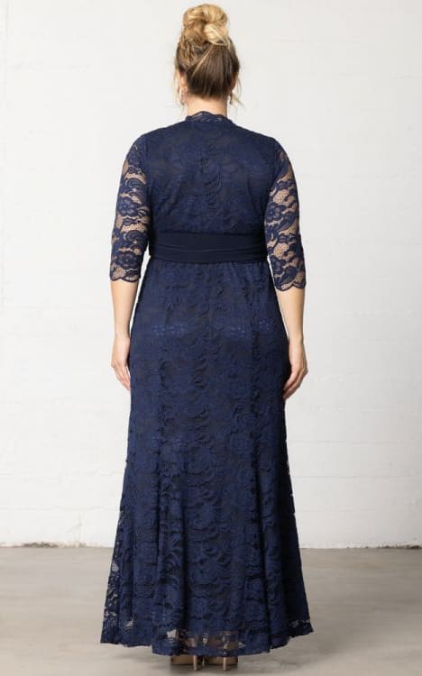 Kiyonna- Screen Siren Lace Evening Gown - dress