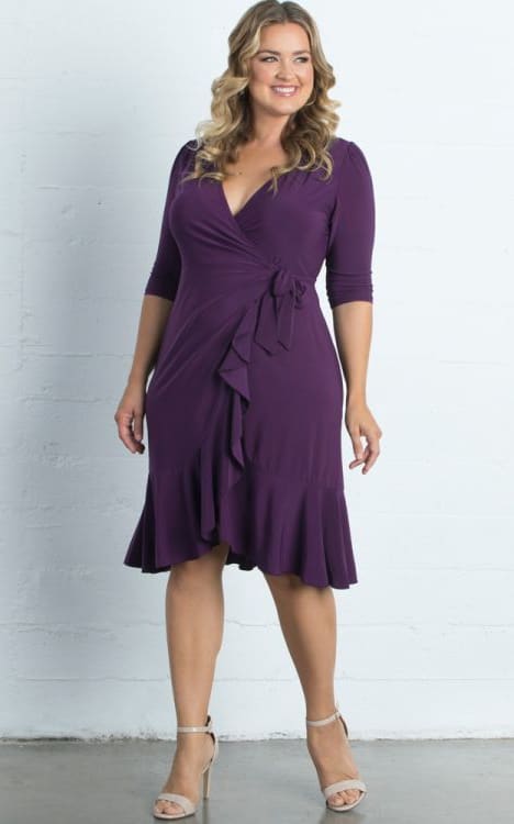 Kiyonna- Whimsy Wrap Dress - dress