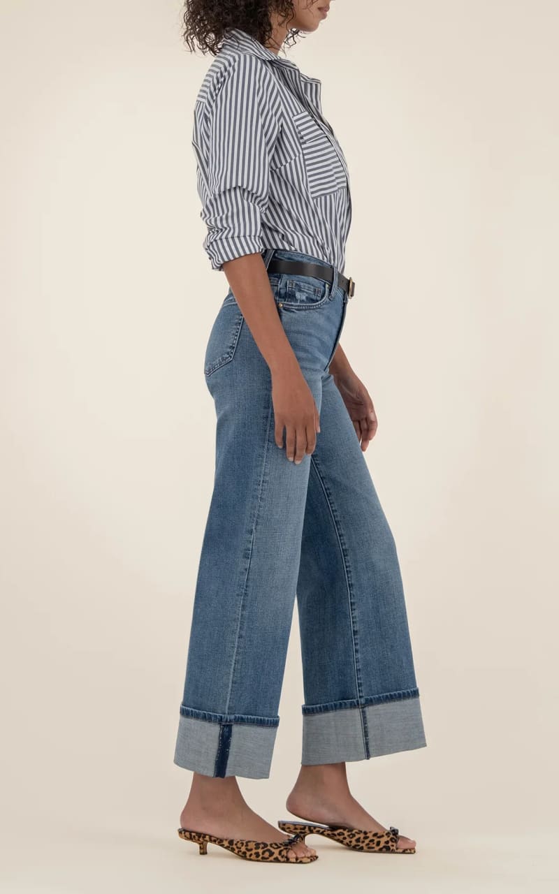 KUT From The Kloth- Meg High Rise Wide Leg