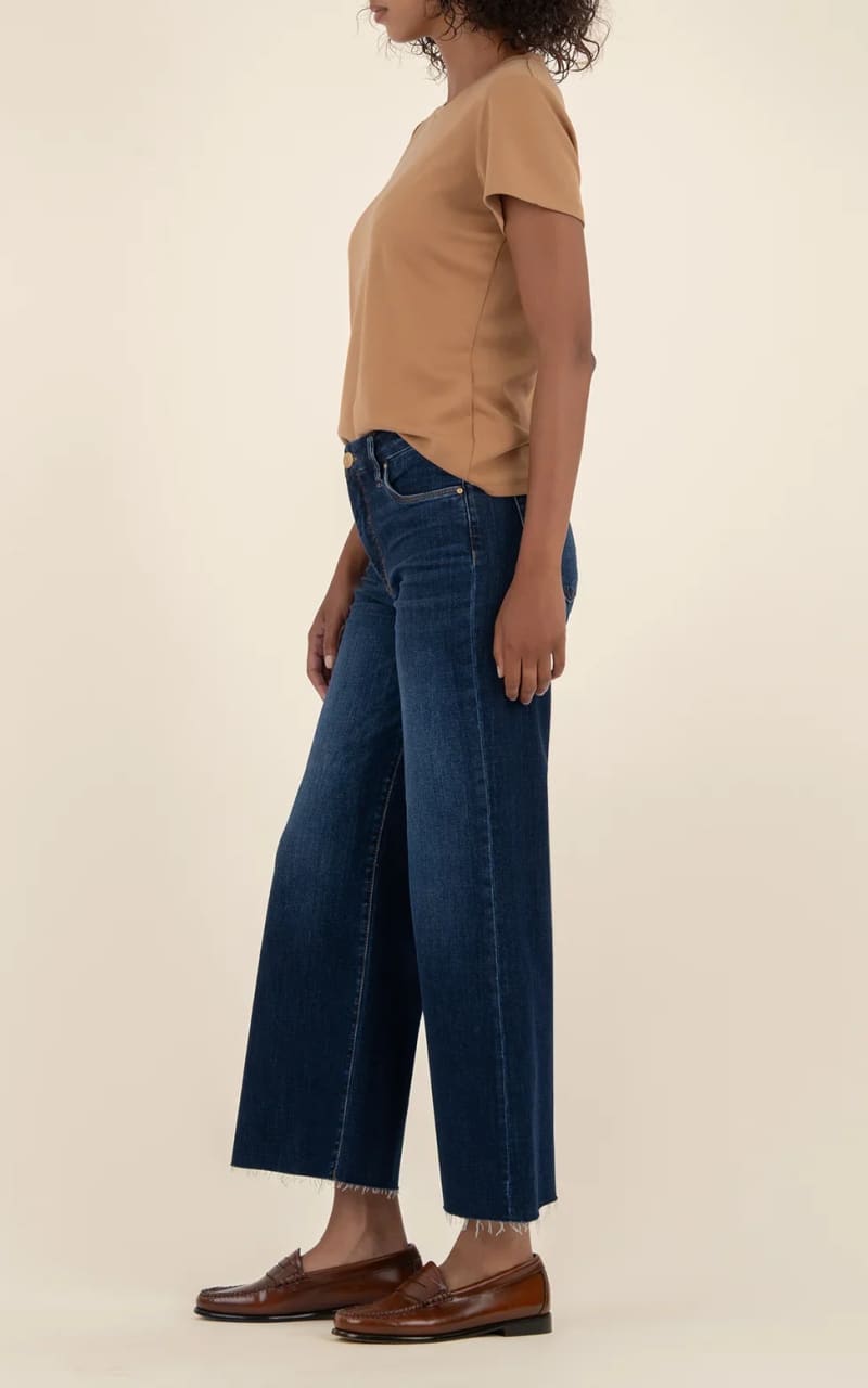 KUT From The Kloth- Meg High Rise Wide Leg in Innoxious