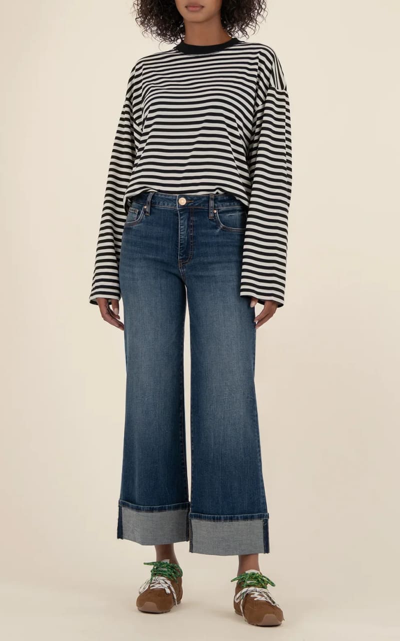 KUT From The Kloth- Meg High Rise Wide Leg