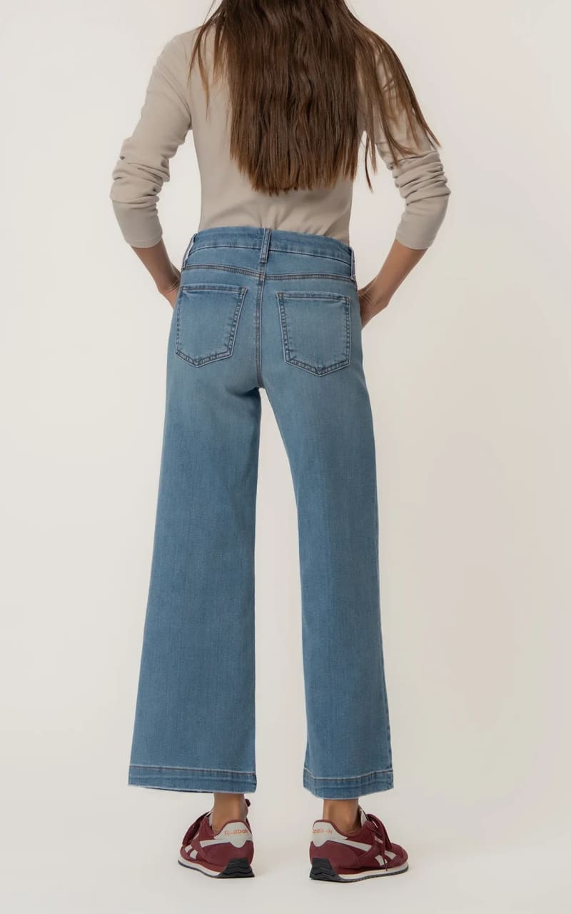 KUT From The Kloth- Meg High Rise Wide Leg Jeans in Totally