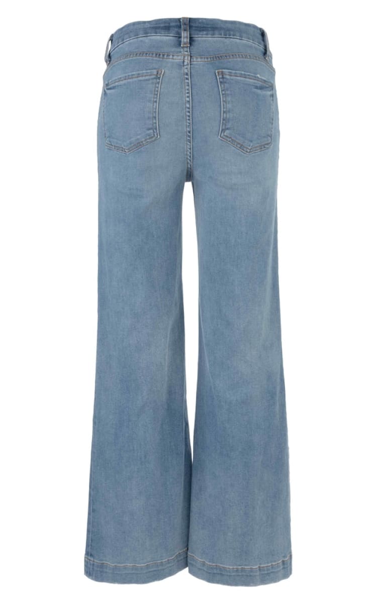 KUT From The Kloth- Meg High Rise Wide Leg Jeans in Totally