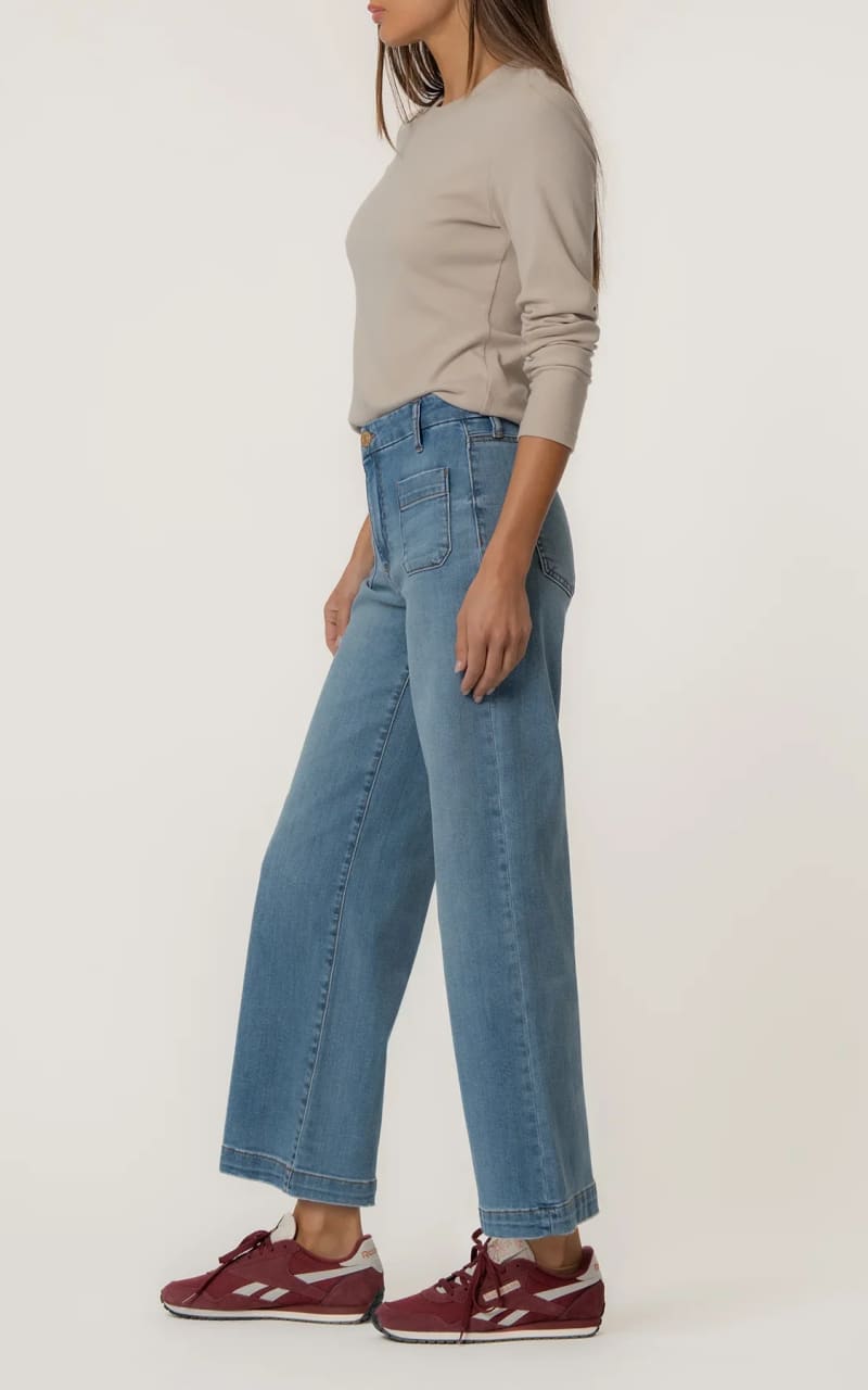 KUT From The Kloth- Meg High Rise Wide Leg Jeans in Totally