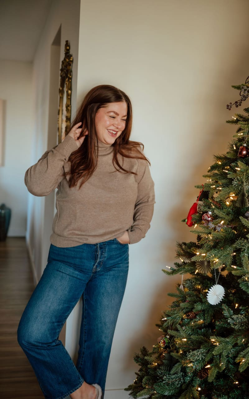 We The Label- TurtleNeck Cashmere Sweater - SWEATER &