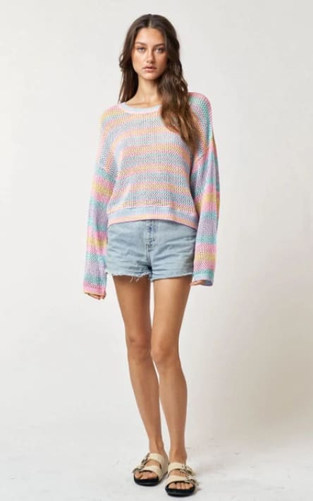 Lavalon- Rainbow Sweater - sweater
