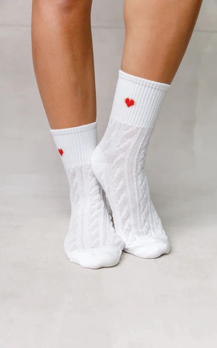 LimLim- Frilled Herat Soft Sock - accessories