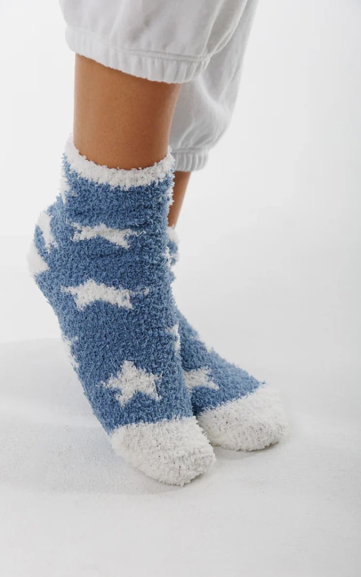 LimLim- Fuzzy Star Socks