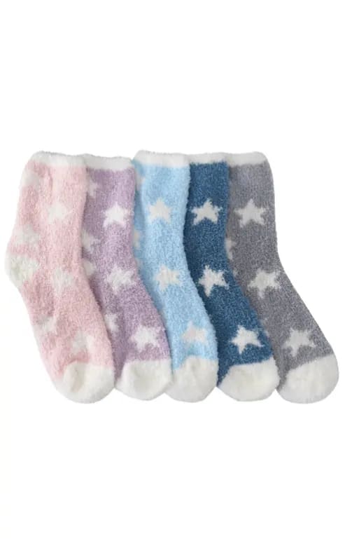 LimLim- Fuzzy Star Socks