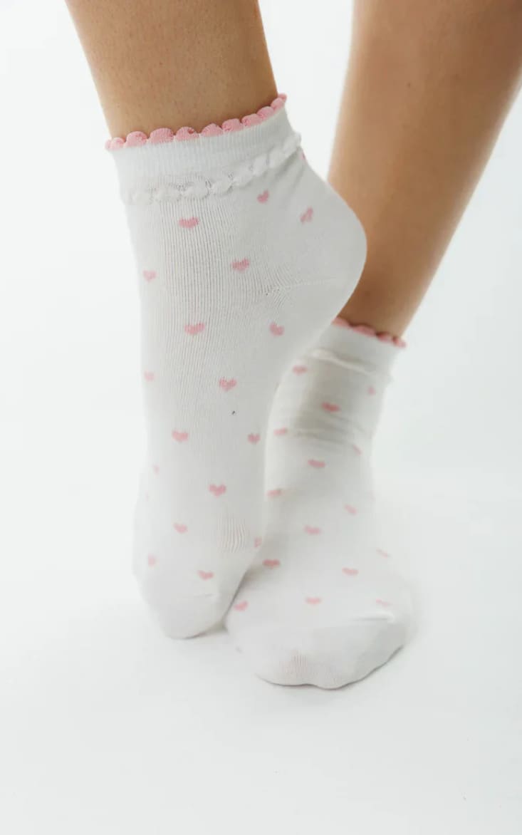 LimLim- Ankle Light Heart Socks - accessories