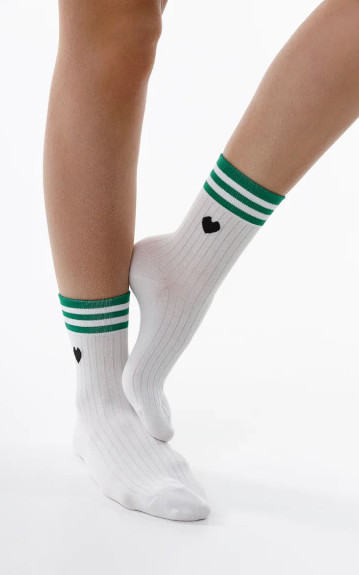 LimLim- Stripe Heart Sock - accessories