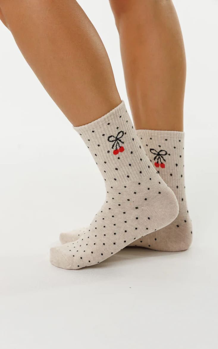 LimLim- Polka Cherry Socks