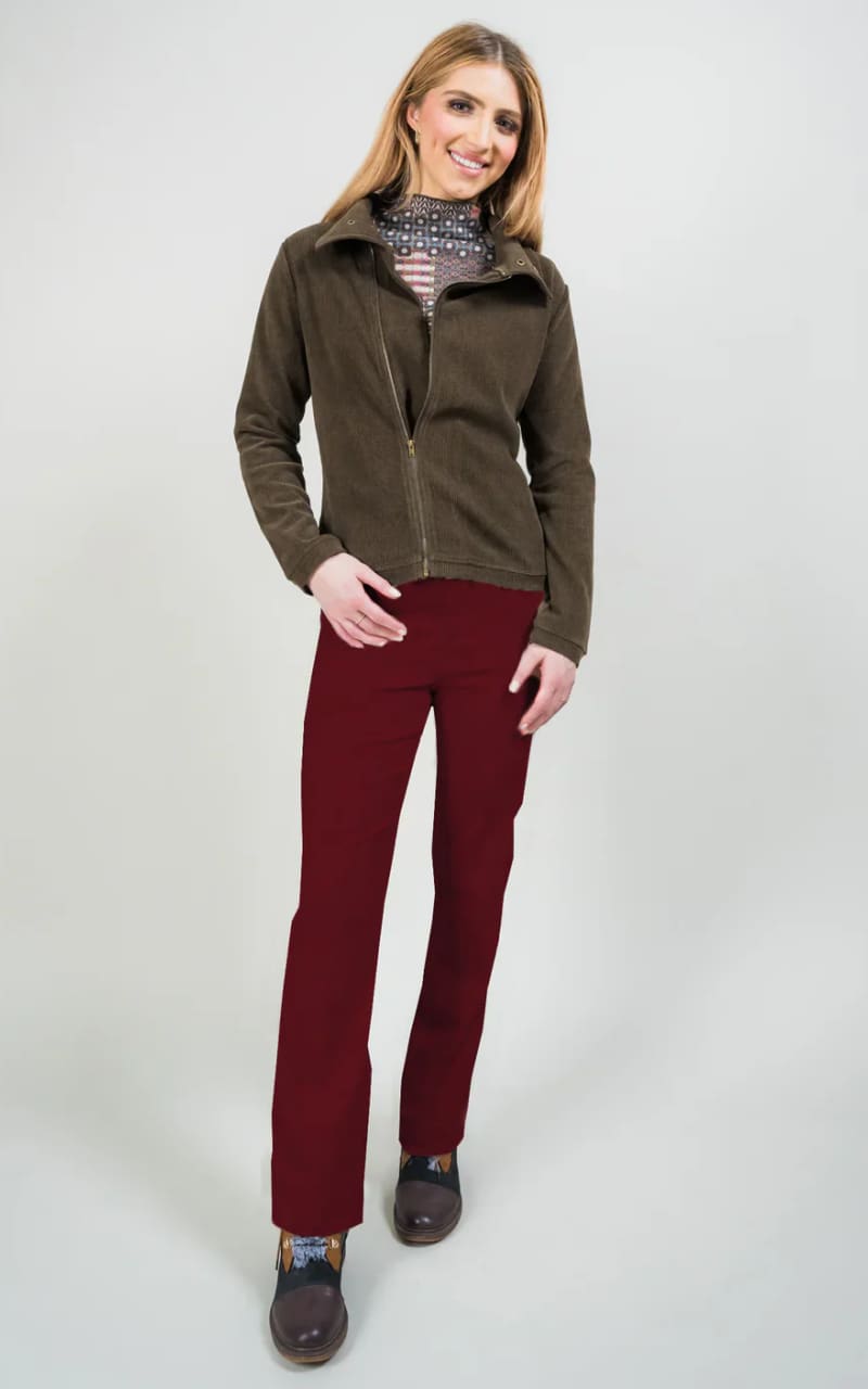 Lisette- Charlene Corduroy 30’’ Straight Leg Pant