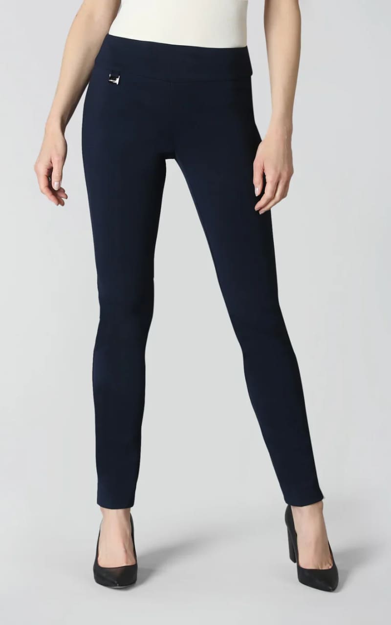 Lisette- Hollywood Fabric 31’’ Slim Pant in Navy