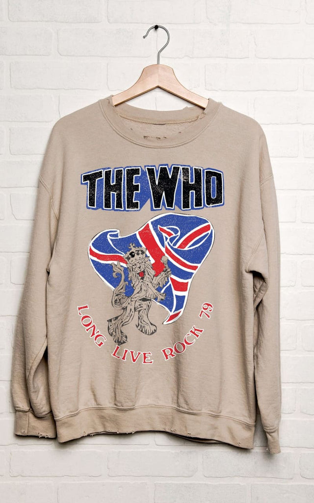 LivyLu- The Who Long Live Rock Sand Thrifted Graphic