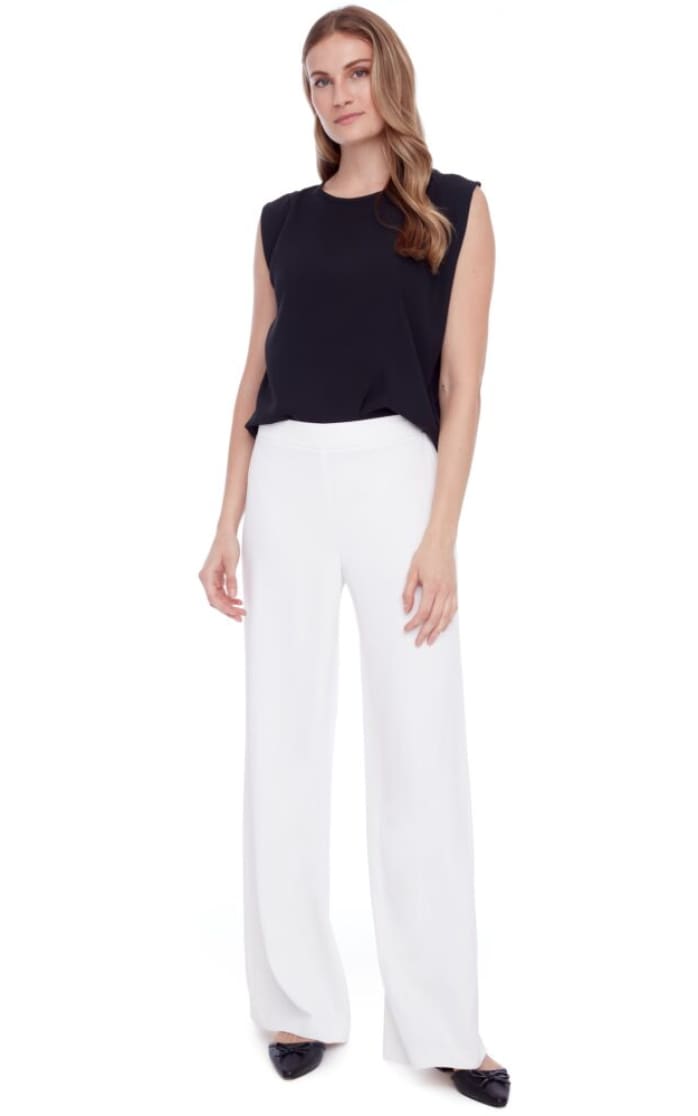 ILTM - Fiona Solid Vegan Silk Wide Leg Pant