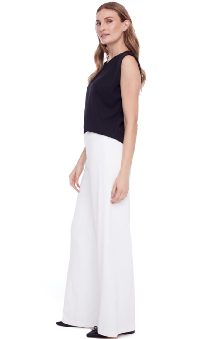 ILTM - Fiona Solid Vegan Silk Wide Leg Pant