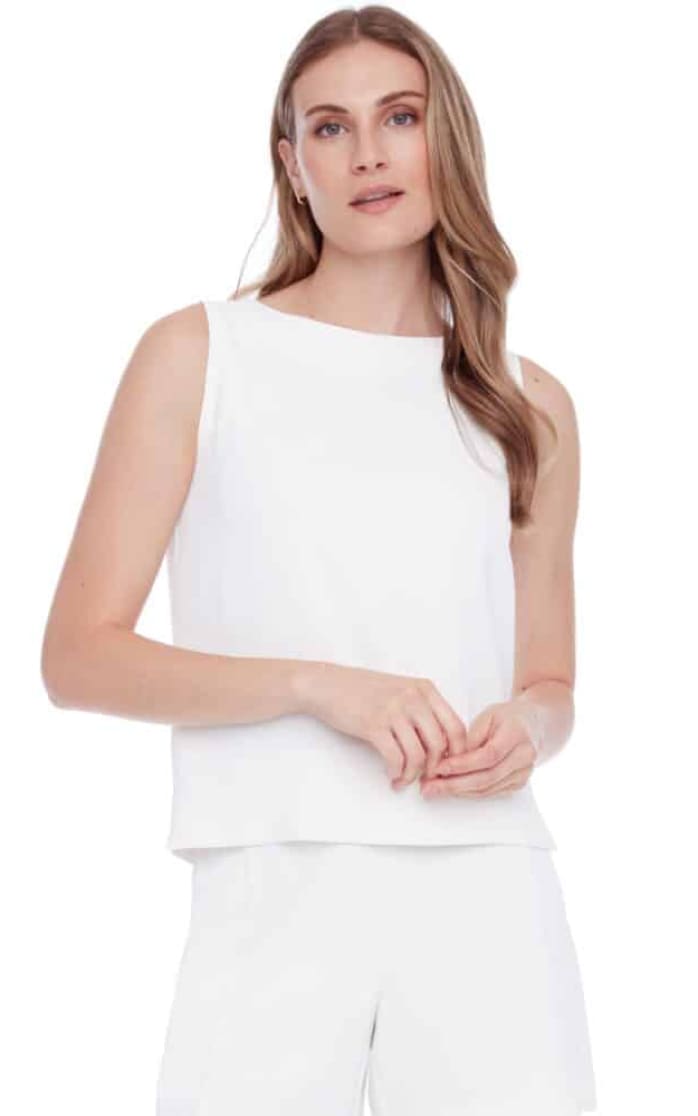 ILTM - Gianna Solid Vegan Silk Tank - Shirts & Tops