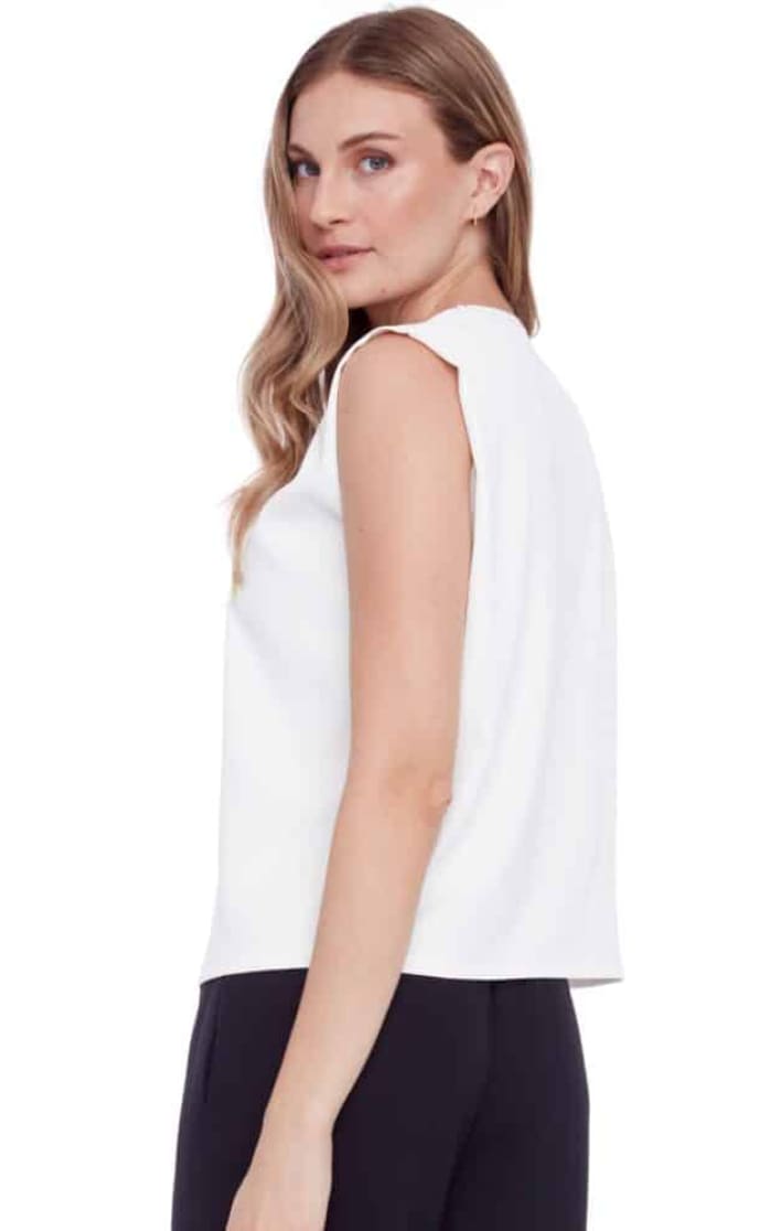 ILTM - Maylee Solid Vegan Silk Sleeveless Top - Shirts &