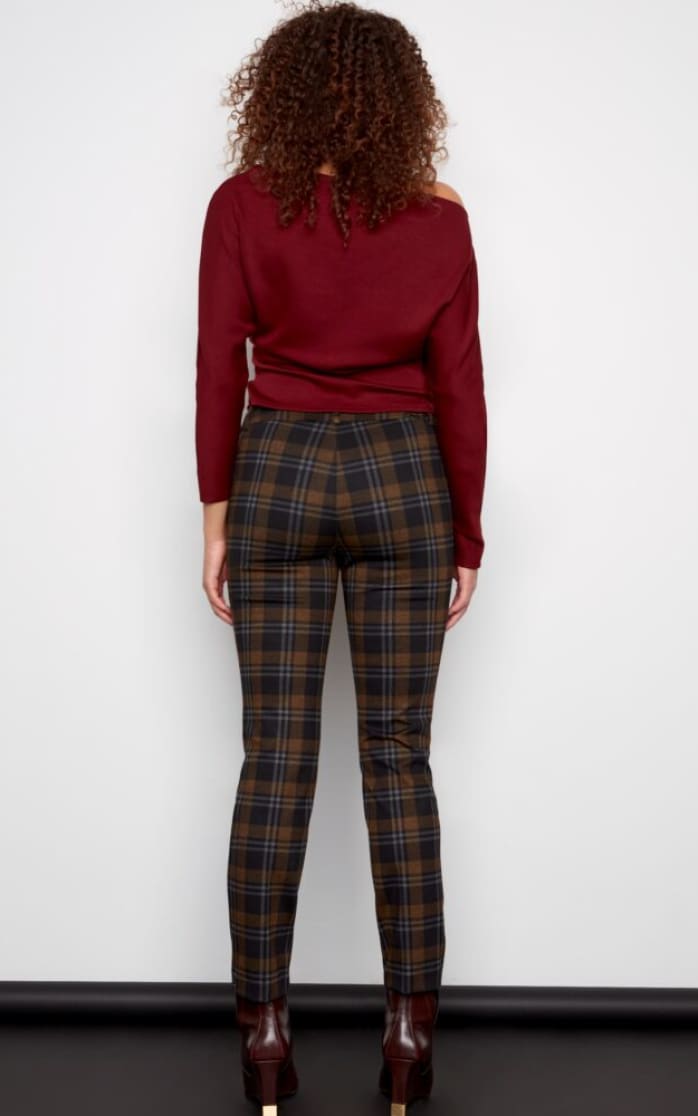 ILTM - Scottie Baltimore Plaid Ponte Full Length Pant