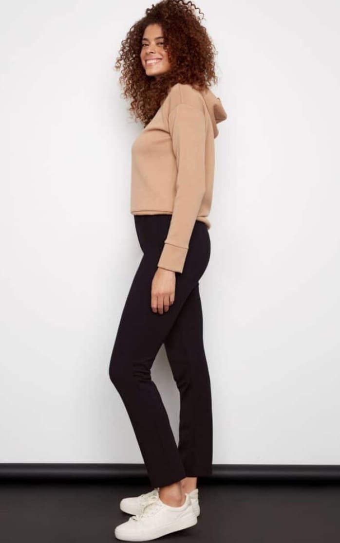 ILTM- Scottie Solid Ponte Slim Full Length Pant