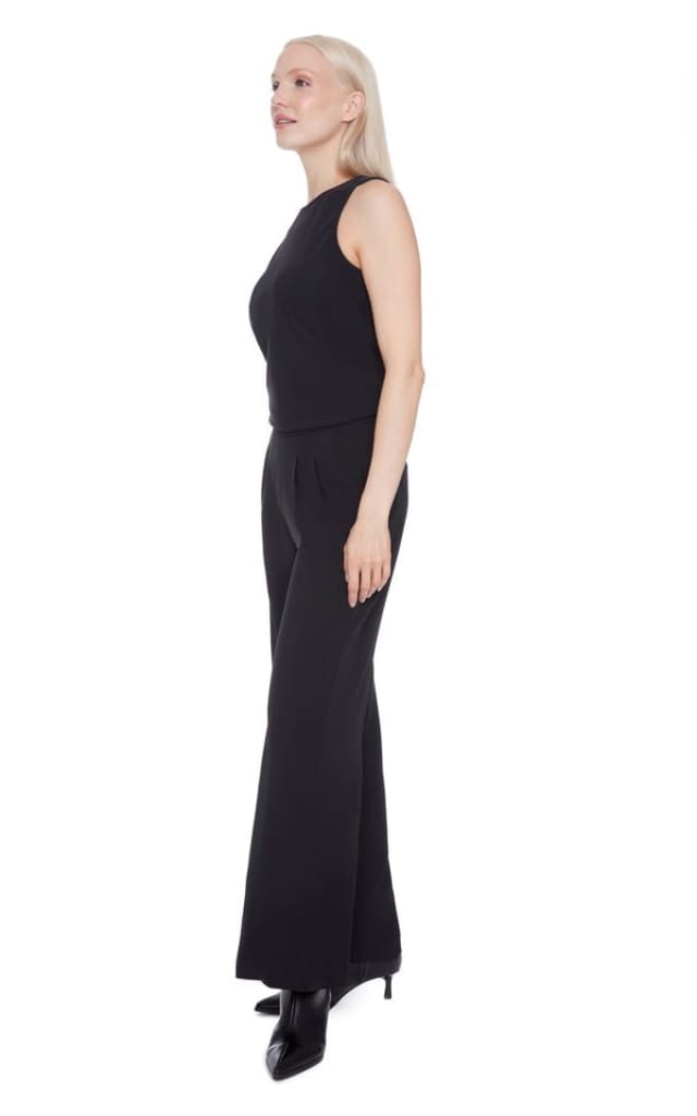 ILTM- Touria Solid Vegan Silk Wide Leg Trouser - Pant