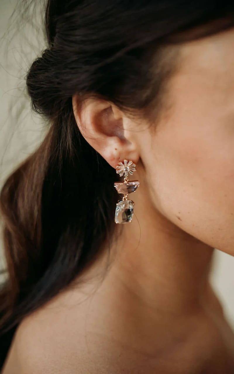 Luna + Stone- Posie Earrings - jewelry