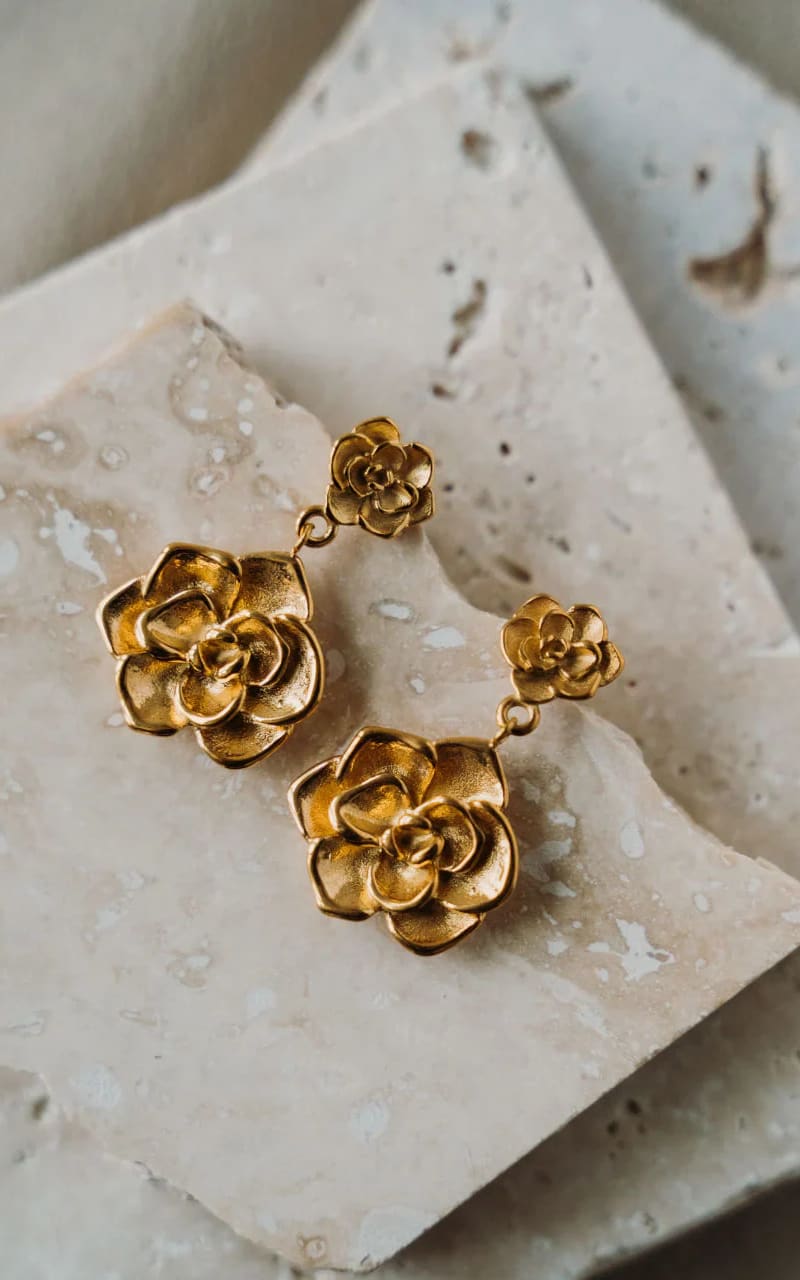 Luna + Stone- Dahlia Earrings - jewelry